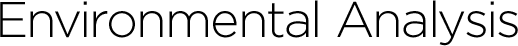 Environmental Analysis